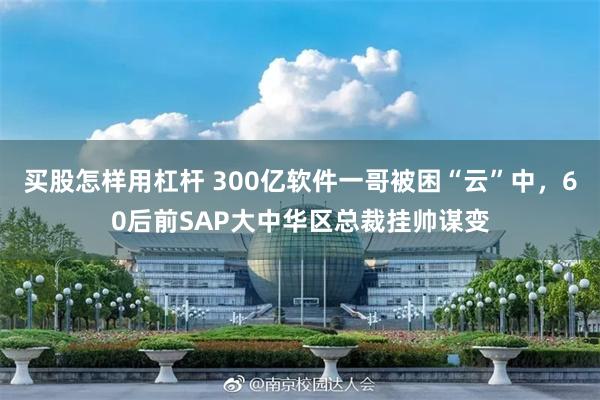 买股怎样用杠杆 300亿软件一哥被困“云”中，60后前SAP大中华区总裁挂帅谋变